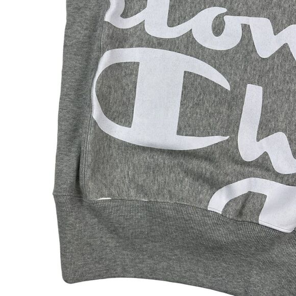 New Champion Men Gray Sweater US XS X-Small Short Sleeve Fleece Pullover Tee Top - Picture 5 of 10